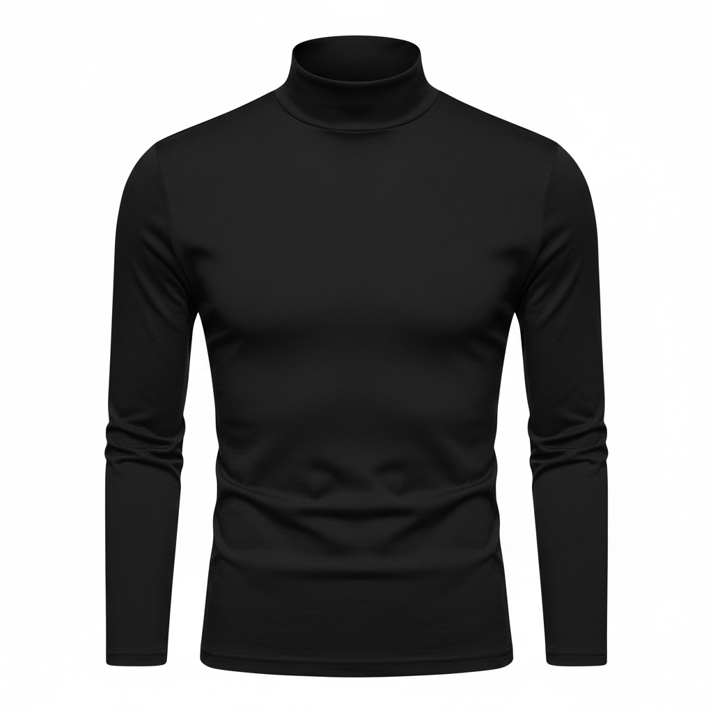 Alejandro - Camiseta de manga larga, cuello alto