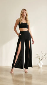 Rocío – Pantalón slit elegante